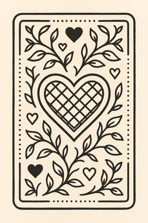 Verso de uma carta de Tarot