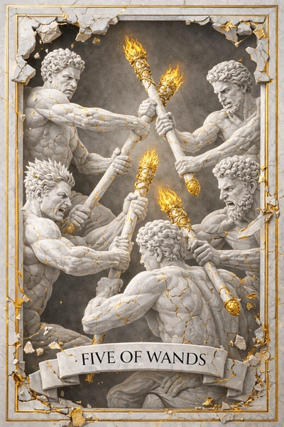 Five of Wands