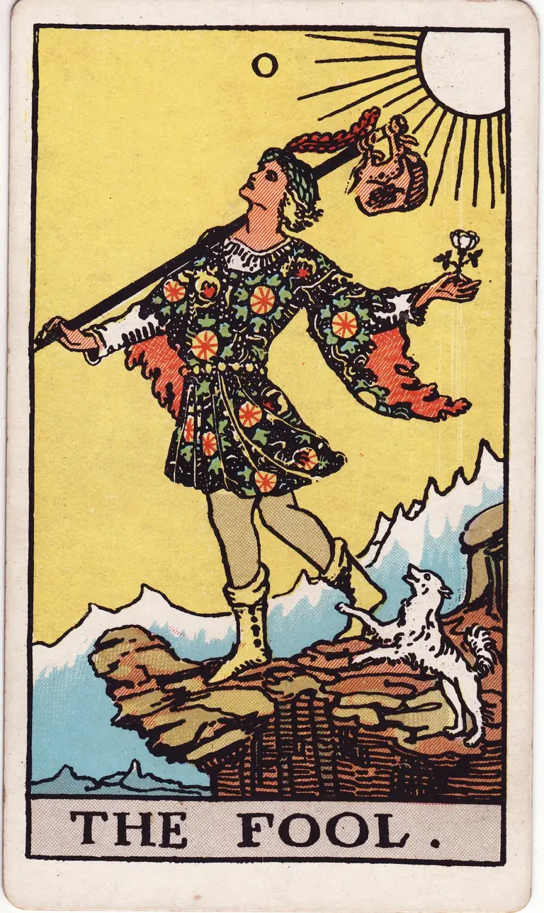 Classic drawing of “The Fool”