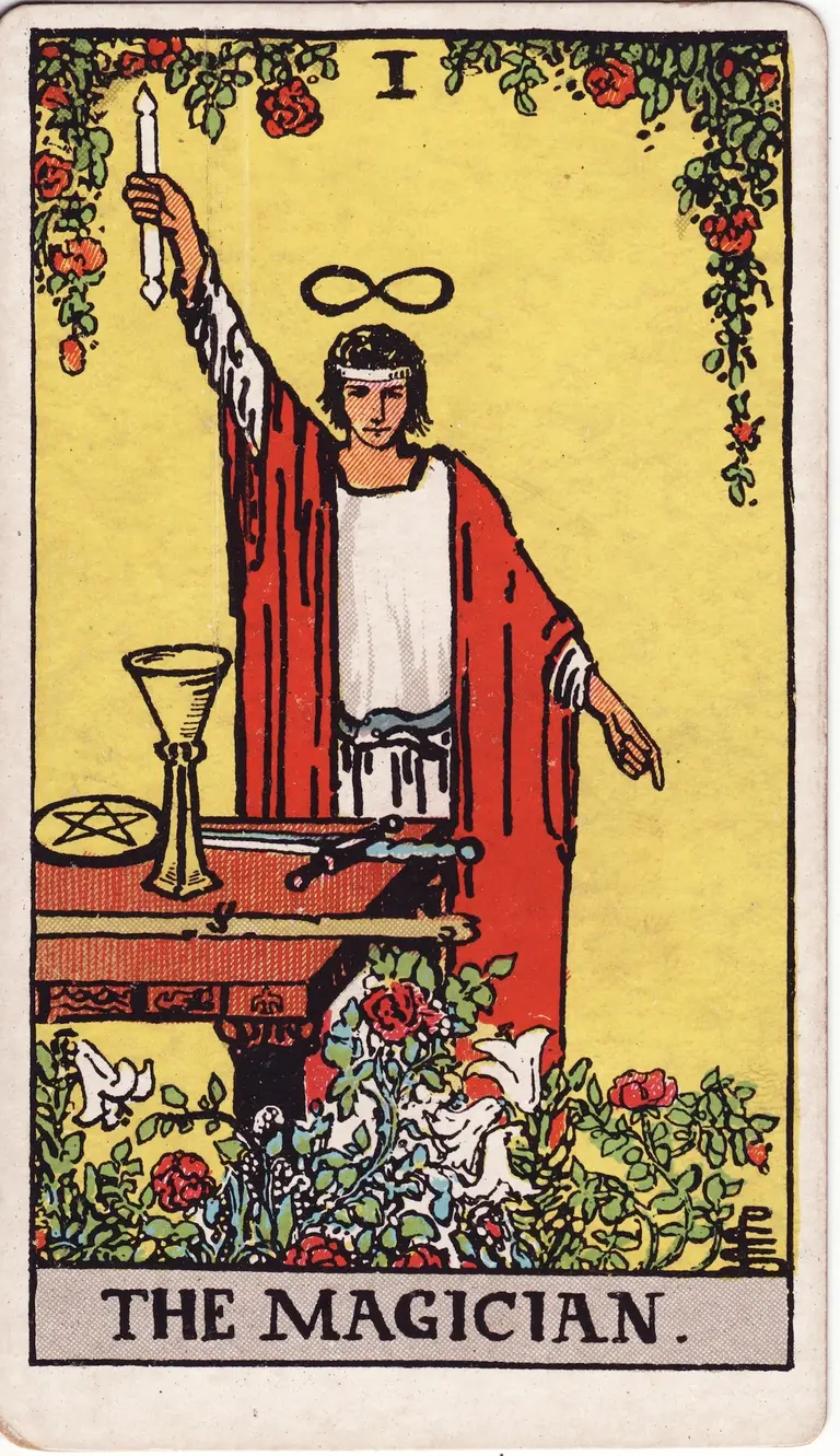 Classic drawing of “The Magician”