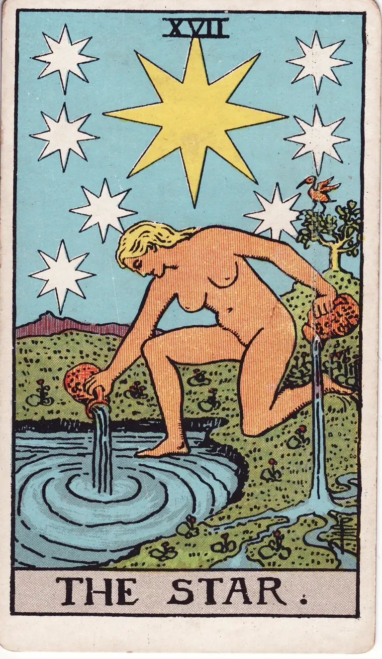 Classic drawing of “The Star”
