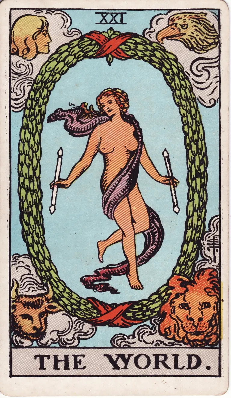 Classic drawing of “The World”